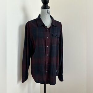 Women’s L Harley Davidson long sleeve button up flannel